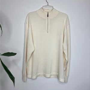 BN6 Linea Uomo Merino Wool Italian Sweater Lightweight Preppy‎ Fall Winter XXL